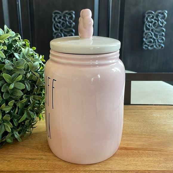 Rae Dunn I WUFF YOU Pink Baby Canister NWT 🇺🇸 Release - Picture 2 of 16
